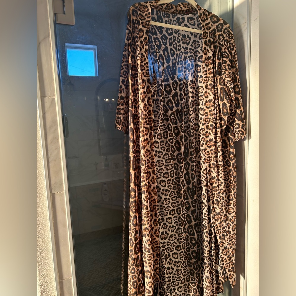 Leopard cardigan/ kimono CRAZY TRAIN